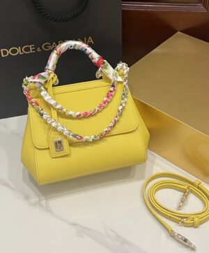 Dolce & Gabban Sicily 100% Original Replica! A masterpiece of the brand-Yellow-20cm  with original box