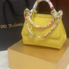 Dolce & Gabban Sicily 100% Original Replica! A masterpiece of the brand-Yellow-20cm  with original box