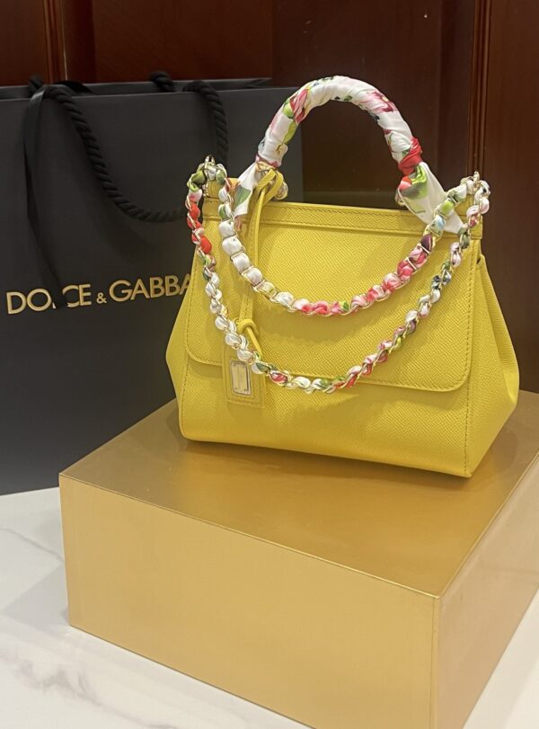 Dolce & Gabban Sicily 100% Original Replica! A masterpiece of the brand-Yellow-20cm  with original box