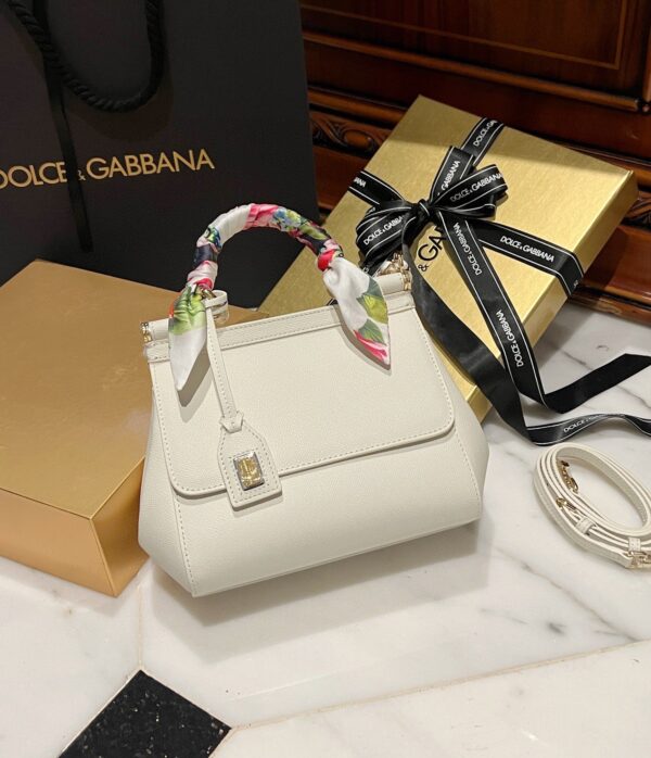 Dolce & Gabban Sicily 100% Original Replica! A masterpiece of the brand-White-20cm  with original box