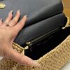 Dolce & Gabbana Raffia Grass Bag-Apricot-20cm with original box