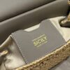 Dolce & Gabbana Raffia Grass Bag-Apricot-20cm with original box