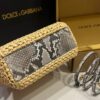 Dolce & Gabbana Raffia Grass Bag-Apricot-20cm with original box