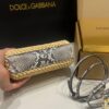 Dolce & Gabbana Raffia Grass Bag-Apricot-19cm with original box