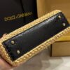 Dolce & Gabbana Raffia Grass Bag-Apricot-25cm with original box