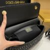 Dolce & Gabbana Raffia Grass Bag-Black-25cm with original box