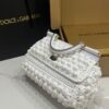 Dolce & Gabbana Cloud Bag-White-25cm with original box