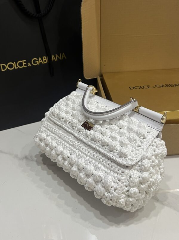 Dolce & Gabbana Cloud Bag-White-25cm with original box