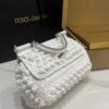 Dolce & Gabbana Cloud Bag-White-25cm with original box