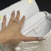 Dolce & Gabbana Cloud Bag-White-25cm with original box