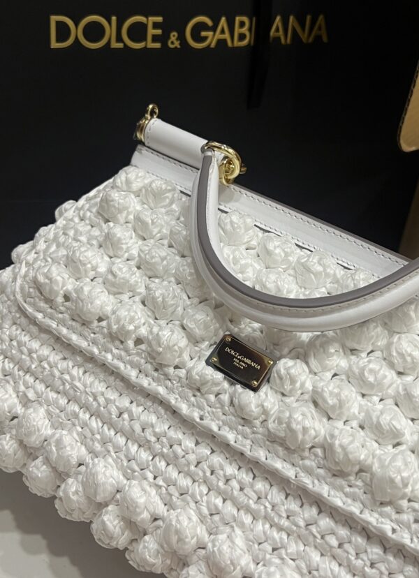 Dolce & Gabbana Cloud Bag-White-25cm with original box