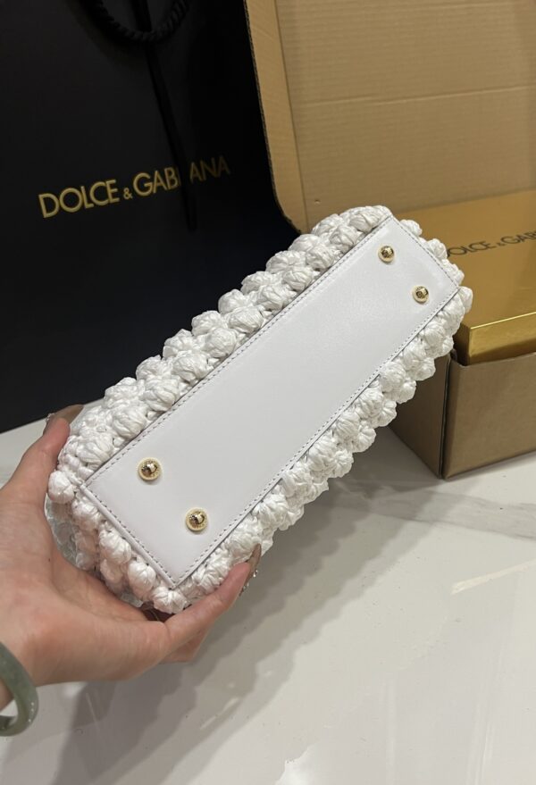 Dolce & Gabbana Cloud Bag-White-25cm with original box