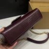 Dolce & Gabbana Lizard Print Bag-Purple-25cm with original box