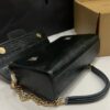 Dolce & Gabbana Lizard Print Bag-Black-25cm with original box