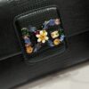 Dolce & Gabbana Lizard Print Bag-Black-25cm with original box