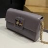 Dolce & Gabbana Lizard Print Bag-Gray-25cm with original box
