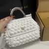 Dolce & Gabbana Cloud Bag-White-20cm with original box