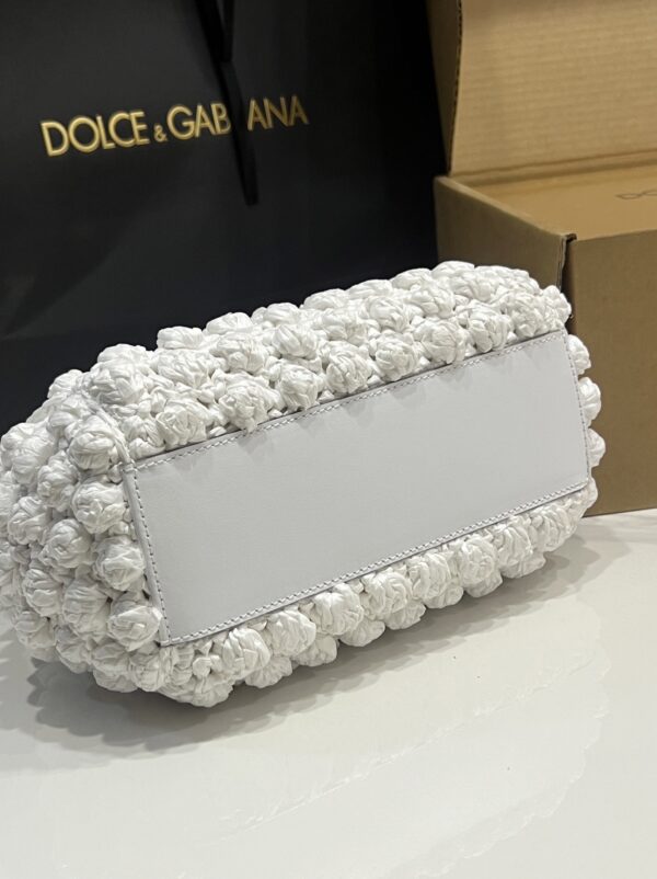 Dolce & Gabbana Cloud Bag-White-20cm with original box