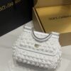 Dolce & Gabbana Cloud Bag-White-20cm with original box