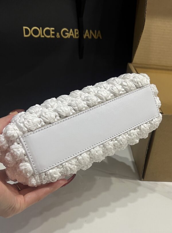 Dolce & Gabbana Cloud Bag-White-19cm with original box
