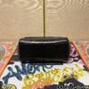 Dolce & Gabban Lizard Pattern Sicilian Women's Bag-Black-20cm with original box free shipping