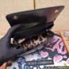 Dolce & Gabban Lizard Pattern Sicilian Women's Bag-Black-20cm with original box free shipping