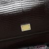 Dolce & Gabban Lizard Pattern Sicilian Women's Bag-Purple-20cm with original box free shipping
