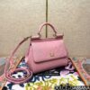 Dolce & Gabban Lizard Pattern Sicilian Women's Bag-Pink-20cm with original box free shipping