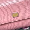 Dolce & Gabban Lizard Pattern Sicilian Women's Bag-Pink-20cm with original box free shipping