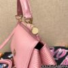 Dolce & Gabban Lizard Pattern Sicilian Women's Bag-Pink-20cm with original box free shipping