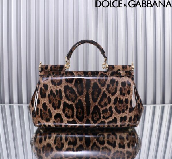 Dolce & Gabban Sicily 100% Original Replica! A masterpiece of the brand.-29cm  Leopard pattern