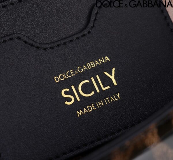 Dolce & Gabban Sicily 100% Original Replica! A masterpiece of the brand.-29cm  Leopard pattern