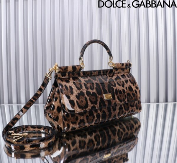 Dolce & Gabban Sicily 100% Original Replica! A masterpiece of the brand.-29cm  Leopard pattern