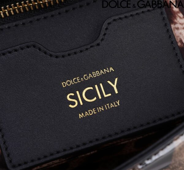 Dolce & Gabban Sicily 100% Original Replica! A masterpiece of the brand.-29cm  Leopard pattern