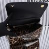 Dolce & Gabban Leather Smooth   Leopard Print Women's Bag-25cm with original box free shipping