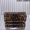 Dolce & Gabban Leather Smooth   Leopard Print Women's Bag-25cm with original box free shipping
