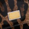 Dolce & Gabban Leather Smooth   Leopard Print Women's Bag-25cm with original box free shipping