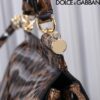 Dolce & Gabban Leather Smooth Leopard Print Women's Bag-20cm with original box free shipping