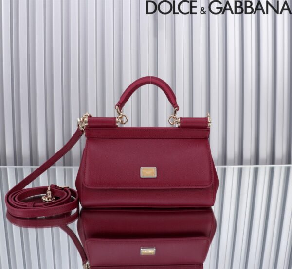 img_df88af16_20231129_a1701242394211_2235.jpg (1) Dolce & Gabban Sicily 100% Original Replica! A masterpiece of the brand.-18cm dark red