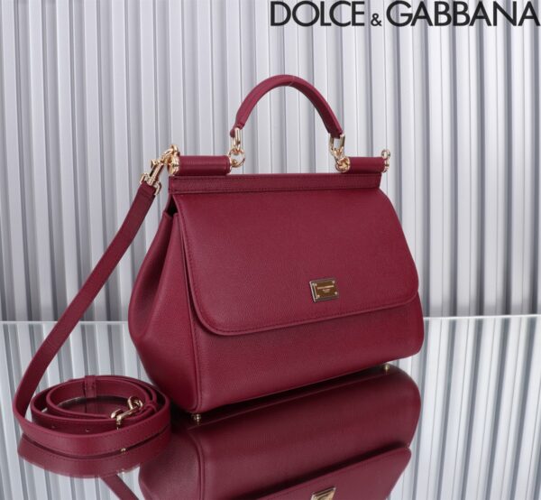 Dolce & Gabban Sicily 100% Original Replica! A masterpiece of the brand.-25cm Dark Red