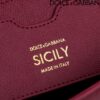 Dolce & Gabban Sicily 100% Original Replica! A masterpiece of the brand.-25cm Dark Red