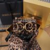 Dolce & Gabban Leopard Print Crystal  Sicily Bag-21cm with original box free shipping