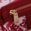 Dolce & Gabbana woven rattan bag for beach use-red 28cm with original logo box