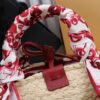 Dolce & Gabbana woven rattan bag for beach use-red 28cm with original logo box