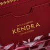 Dolce & Gabbana woven rattan bag for beach use-red 28cm with original logo box