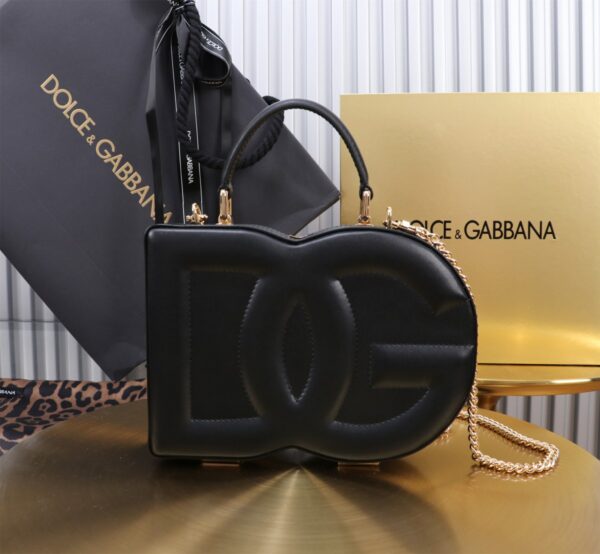 New💥 Dolce & Gabban Logo box - Small box-Black-20cm with original box