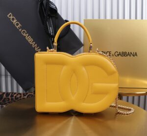 New💥 Dolce & Gabban Logo box - Small box-Yellow-20cm with original box
