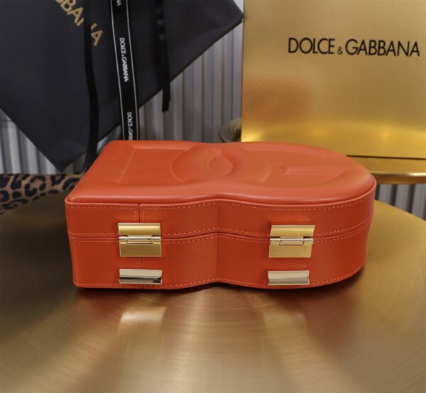 New💥 Dolce & Gabban Logo box - Small box-Orange-20cm with original box