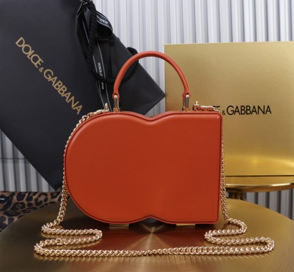 New💥 Dolce & Gabban Logo box - Small box-Orange-20cm with original box
