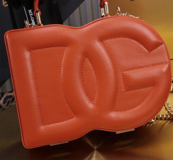 New💥 Dolce & Gabban Logo box - Small box-Orange-20cm with original box